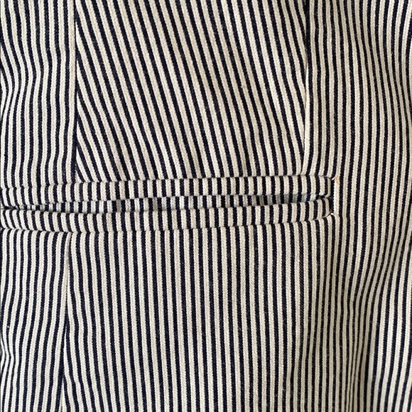 J Crew Striped Blazer with Button Closure Size 00 - Picture 4 of 7